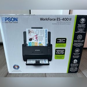 Epson Workforce II Double-Sides Color Scanner Used Once, Like New